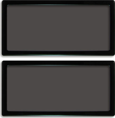 DEMCiflex Staubfilter Set für Dan Cases A4 extern schwarz