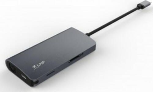 LMP 15954 laptop-dockingstation & portreplikator USB 3.2 Gen 2 (3.1 Gen 2) Type-C Grau