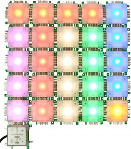 ALLNET 124344 LED-Lampe Blau, Grün, Orange, Rot, Warmweiß, Gelb