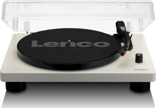 Lenco LS-50 Audio-Plattenspieler mit Riemenantrieb Grau