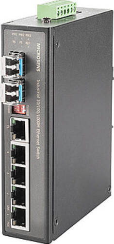 Microsense MS657203PX Netzwerk-Switch Unmanaged Gigabit Ethernet (10/100/1000) Power over Ethernet (PoE) Schwarz