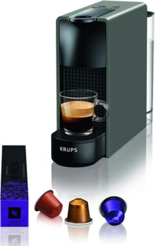 Krups Essenza Mini XN110B10 Freistehend Pad-Kaffeemaschine Schwarz, Grau 0,6 l 1 Tassen Manuell