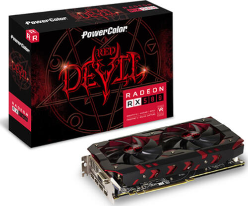 PowerColor Red Devil AXRX 580 8GBD5-3DH/OC Grafikkarte AMD Radeon RX 580 8 GB GDDR5