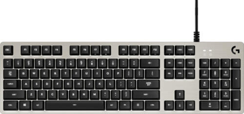 Logitech G G413 Silver Tastatur USB AZERTY Französisch Silber