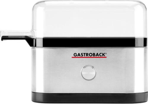 Gastroback Design 42800 Eierkocher für 1-3 Eier 280 Watt Edelstahl