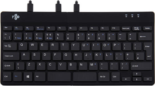 R-Go Ergo Split Ergonomic Keyboard&comma; Layout&colon; UK&comma; Rubber Dome&comma; Tastatur