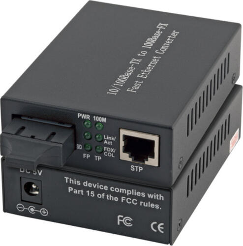 EFB Elektronik EL028V2 Netzwerk Medienkonverter 1000 Mbit/s Schwarz