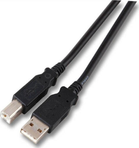 EFB Elektronik K5255SW.0,5 USB Kabel 0,5 m USB 2.0 USB A USB B Schwarz