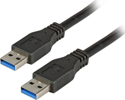 EFB Elektronik K5280SW.1 USB Kabel 1 m USB 3.2 Gen 1 (3.1 Gen 1) USB A Schwarz