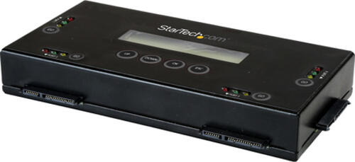 StarTech.com SSD/HDD Festplattenlöschgerät mit 4 Steckplätzen - 2,5 & 3,5 SATA - Selbständiges Sicheres Externes Festplatten Löschgerät mit 9 Löschmodi - RS232 Printer Port - NIST/DOD