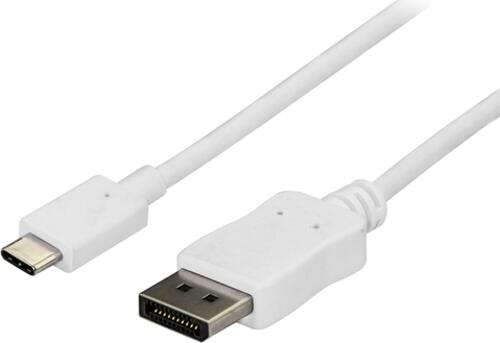 StarTech.com 1,8m USB C auf DisplayPort Kabel - 4K 60Hz - Weiß