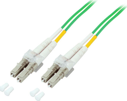 EFB Elektronik Duplex LC-LC 50/125 OM5 0.5m InfiniBand/fibre optic cable 0,5 m Grün