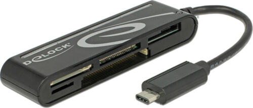 DeLOCK 91739 Kartenleser USB 2.0 Schwarz