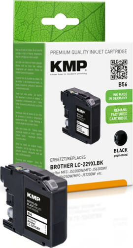 KMP B56 Druckerpatrone Hohe (XL-) Ausbeute Schwarz