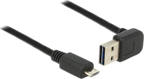 DeLOCK 83537 USB Kabel 3 m USB 2.0 USB A Micro-USB B Schwarz