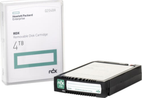 HP RDX 4TB Removable Disk Cartridge Blank data tape 4000 GB