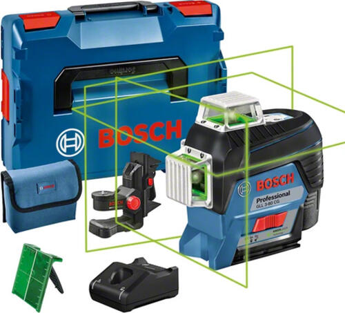Bosch GLL 3-80 CG Professional Bezugspegel 30 m 500-540 nm (< 10 mW)