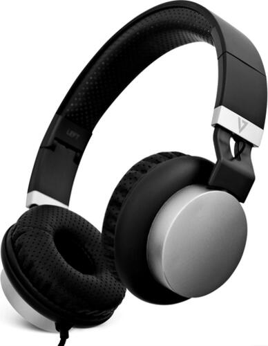 V7 Leichte Kopfhörer – schwarz/silber