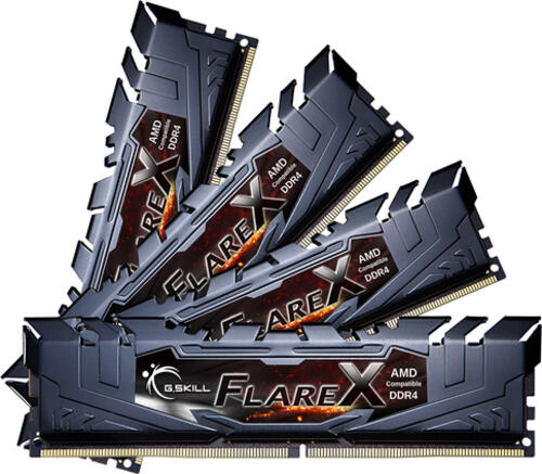 G.Skill Flare X (for AMD) F4-2400C15Q2-128GFX Speichermodul 128 GB 8 x 16 GB DDR4 2400 MHz