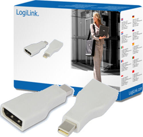LogiLink Mini DisplayPort / DisplayPort Adapter Mini DisplayPort M Display Port FM Grau