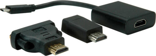 VALUE 12.99.3229 USB-Grafikadapter 3840 x 2160 Pixel Schwarz
