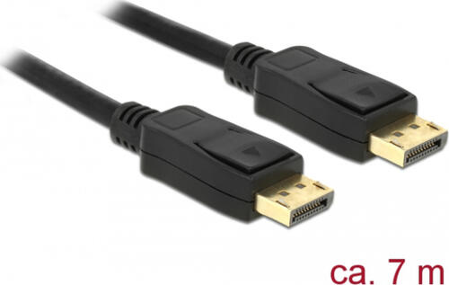 DeLOCK 84860 DisplayPort-Kabel 7 m Schwarz