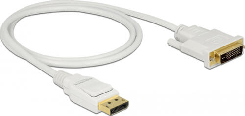 DeLOCK 83813 Videokabel-Adapter 1 m DisplayPort DVI Weiß