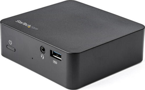StarTech.com USB-C Dockingstation - Einzelner Monitor 4K 30Hz HDMI Docking station mit 85W Power Delivery, 4x USB-A 3.0 Hub, GbE, Audio - Kompaktes USB 3.1 Gen 1 Typ-C Dock - Mac & PC