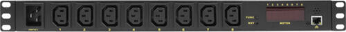 LogiLink PDU8P01 Stromverteilereinheit (PDU) 8 AC-Ausgänge 1U Schwarz