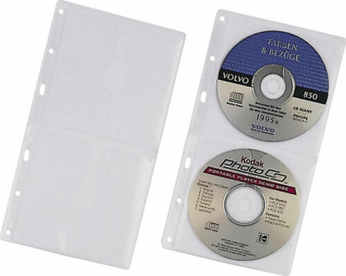 Durable 5203-19 Schutzhülle 2 Disks Transparent