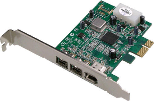 Dawicontrol DC-FW800 PCIe Schnittstellenkarte/Adapter Eingebaut IEEE 1394/Firewire