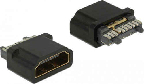 DeLOCK 65885 Drahtverbinder HDMI-A Schwarz
