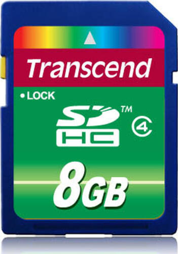 TRANSCEND 8GB SDHC Karte Class 4