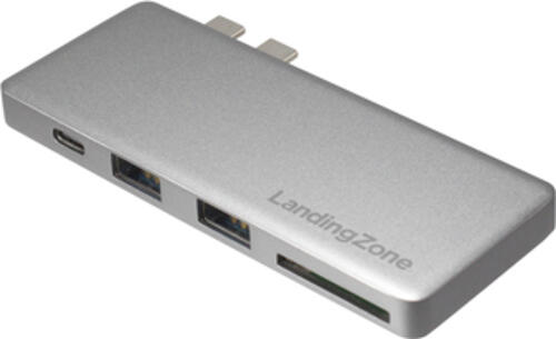 Landing Zone OH001G laptop-dockingstation & portreplikator USB 3.2 Gen 1 (3.1 Gen 1) Type-C Grau