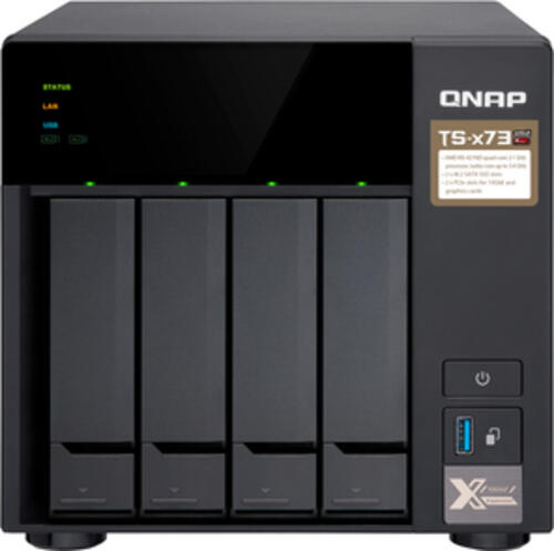 QNAP TS-473 NAS Tower Ethernet/LAN Schwarz RX-421ND