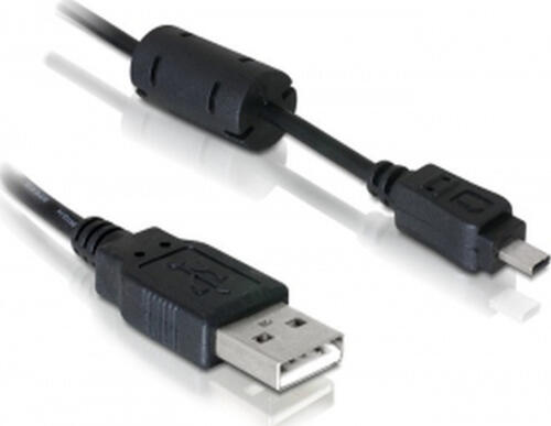 DeLOCK USB 1,83m USB Kabel Schwarz