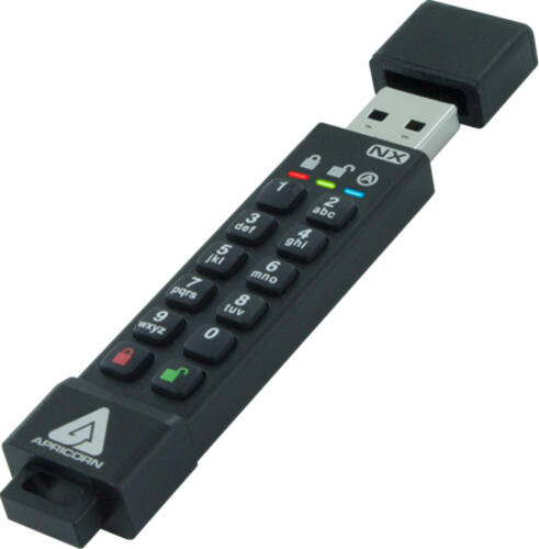 Apricorn ASK3-NX USB-Stick 128 GB USB Typ-A 3.2 Gen 1 (3.1 Gen 1) Schwarz