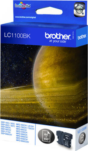 Brother LC-1100BKBPDR Druckerpatrone 1 Stück(e) Original Schwarz