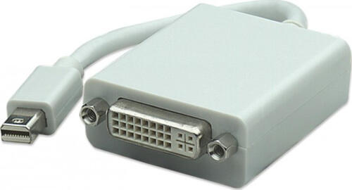 Techly IADAP-MDP-DVIF Videokabel-Adapter 0,15 m Mini DisplayPort DVI-I Weiß