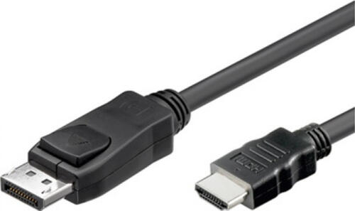 Techly ICOC-DSP-H-050 Videokabel-Adapter 5 m HDMI Typ A (Standard) DisplayPort Schwarz