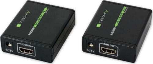 Techly IDATA-EXT-E70 Audio-/Video-Leistungsverstärker AV-Sender & -Empfänger Schwarz
