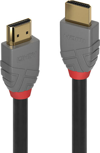 Lindy 36962 HDMI-Kabel 1 m HDMI Typ A (Standard) Schwarz, Grau