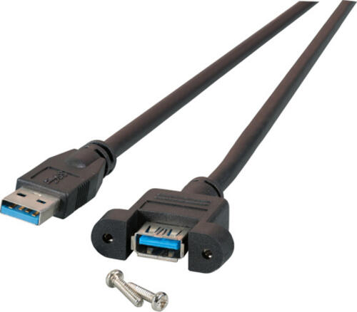 EFB Elektronik K5265SW.0,5 USB Kabel 0,5 m USB 3.2 Gen 1 (3.1 Gen 1) USB A Schwarz