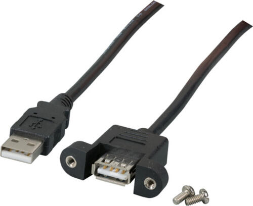 EFB Elektronik K5291SW.3V2 USB Kabel 3 m USB 2.0 USB A Schwarz