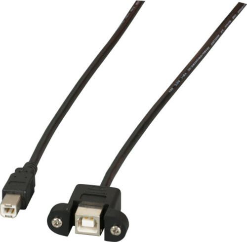 EFB Elektronik K5293SW.1,8V2 USB Kabel 1,8 m USB 2.0 USB B Schwarz