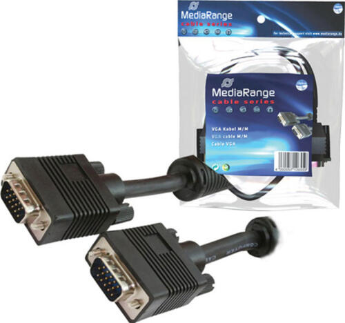 MediaRange MRCS106 VGA-Kabel 5 m VGA (D-Sub) Schwarz