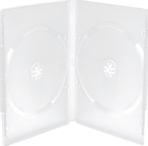 MediaRange BOX26 CD-Hülle DVD-Hülle 2 Disks Transparent