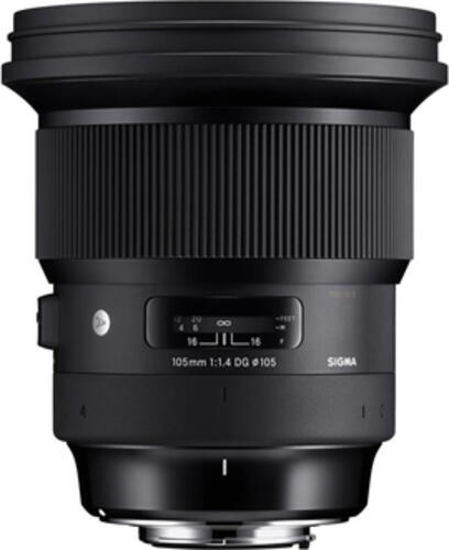 Sigma 105mm F1.4 DG HSM SLR Telephoto zoom lens Black