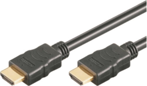 M-Cab HDMI Hi-Speed Kabel w/E - 4K/60Hz - 1.0m, schwarz
