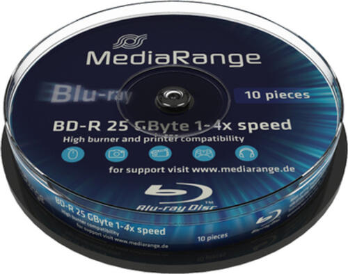 MediaRange MR499 Leere Blu-Ray Disc BD-R 25 GB 10 Stück(e)